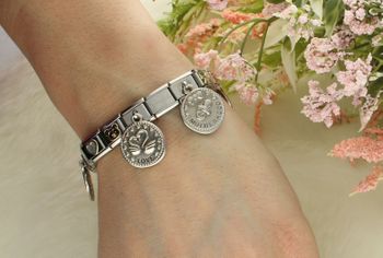 Charms Łabędzie Nomination Link 925 zawieszka srebro 'Dwa łabędzie z napisem Miłość' 33180002.jpg